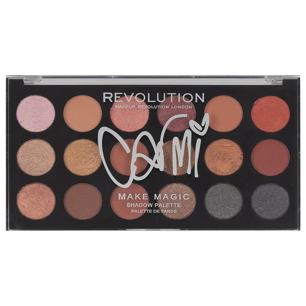 MakeUp Revolution Carmi Make Magic eyeshadow palette 18 colors